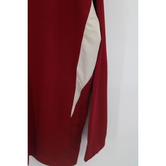 Nike Golf FIT DRY Crimson Crew Neck LS Sweatshirt Men's Size 2xl Xxl 231777-642 - Picture 3 of 6